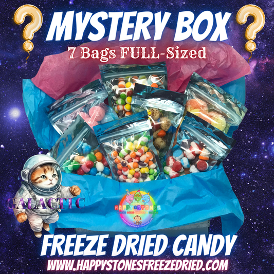 Freeze Dried Candy Mystery Box GALACTIC Sampler Box