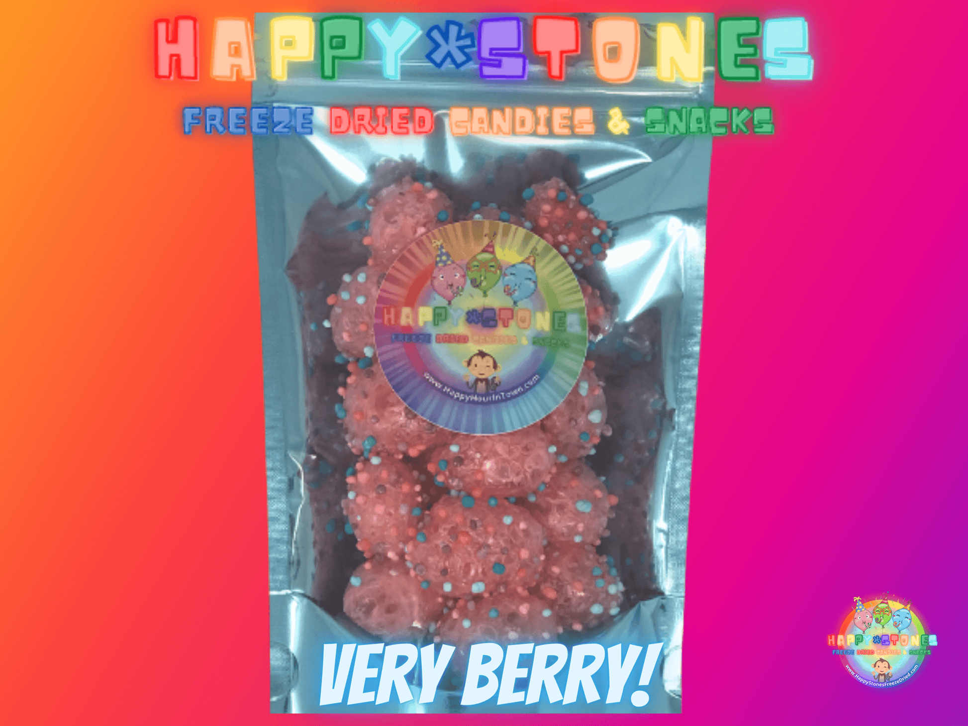 Freeze Dried Gummy Candy ~ GUMMY CLUSTERS: VERY BERRY